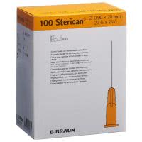 Sterican Nadel 20G 0.90x70mm gelb Luer- 100 Stk.