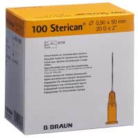 Sterican Nadel 20G 0.90x50mm gelb Luer- 100 Stk.