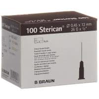 Sterican Nadel 26G 0.45x12mm braun Luer - 100 Stk.