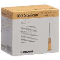 Sterican Nadel 19G 1.10x40mm elfenbein Luer - 100 Stk.