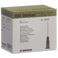 Sterican Nadel Dent 27G 0.4x40mm grau - 100 Stk.