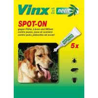 Vinx Bio Spot-On Tropfen mit Neem Hund - 5x1ml