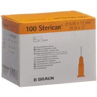 Sterican Nadel 30G 0.30x12mm gelb Luer - 100 Stk.