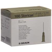 Sterican Nadel 27G 0.40x12mm grau Luer - 100 Stk.