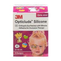 3M Opticlude Silicon Augenpflaster Mini Girls - 50 Stk. à 5cm x 6cm 