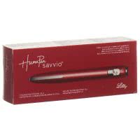 Humapen Savvio Pen für Insulin rot