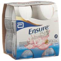Ensure Plus Advance Erdbeere - 4 x 220ml