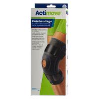 Actimove Sport Kniebandage Verstellbare Pelotte + Stabilisierungsstäbe - Grösse XL
