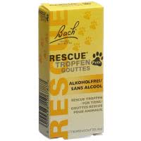 Bach Rescue (Notfall) Original - für Tiere - alkoholfrei! - 10ml Tropfen