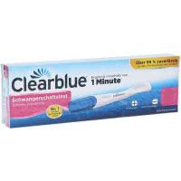 Clearblue Schwangerschaftstest schnelle Erkennung 1 Minute - Doppelpack - 2Stk.