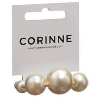 Corinne Haargummi Hair Tie big Pearls vintage cream - 1Stk.