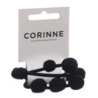 Corinne Haargummi Hair Tie Pom Ibiza black - 3 Stk.