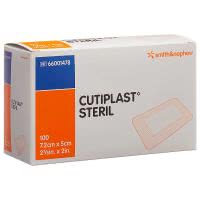 Cutiplast Wundverband steril, weiss - 100 Stk. à 7.2cm x 5cm