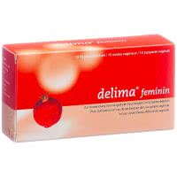 Delima feminin - Granatapfel- und Traubenkernoel - 15 Vaginalzäpfchen