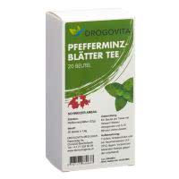 Drogovita Pfefferminz Blätter Tee - 20 Beutel