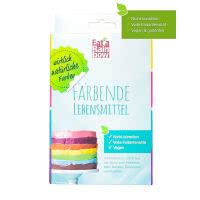 Eat a Rainbow Färbendes Lebensmittel Farbmix blau/gelb/pink/violett - 4x10g