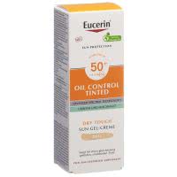 Eucerin Oil Control Tinted Sun Gel Creme LSF 50+ Hell - 50ml