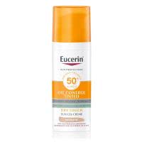 Eucerin Oil Control Tinted Sun Gel Creme LSF 50+ Medium - 50ml