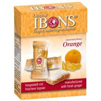 Piniol Display Ingwer Bonbon Orange - 12x60g