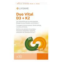 Livsane Duo Vital D3 + K2 Kapseln - 30 Stk.