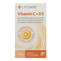 Livsane Vitamin C + D3 Kautabletten - 90 Stk.