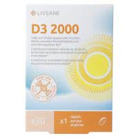 Livsane Vitamin D3 2000 Softgelkapseln - 30 Stk.