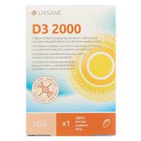Livsane Vitamin D3 2000 Softgelkapseln - 60 Stk.