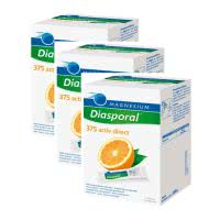 Spar-Pack: Magnesium Diasporal direct - 375 activ - Orange - 3x60 Sticks