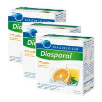 Spar-Pack: Magnesium Diasporal - 375 activ - Orange Trinkgranulat - 3x20 Stk.
