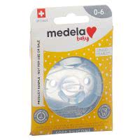 Medela Baby Schnuller Soft Silicone 0-6 Monate Boy