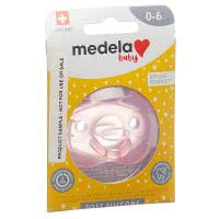 Medela Baby Schnuller Soft Silicone 0-6 Monate Girl 