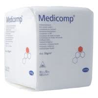 Medicomp Vlieskompressen unsteril 4 lagig 10x10cm - 100 Stk.