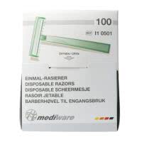 Mediware Einmalrasierer unsteril - 100 Stk.