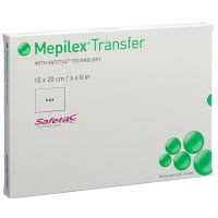 Mepilex Transfer Safetac Wundauflage - 5 Stk. à 15 x 20cm