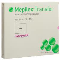 Mepilex Transfer Safetac Wundauflage - 4 Stk. à 20 x 50cm