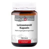 Naturstein Leinsamenöl Kapseln - 100 Stk.