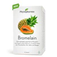 Phytopharma Bromelain Ananas & Papaya - 45 Kaps.