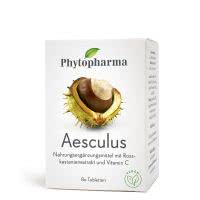 Phytopharma Aesculus Rosskastanie & Vitamin C - 80 Tab