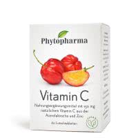 Phytopharma Vitamin C - Acerola & Zink - 60 Lutschtabl.