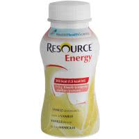 Nestle Resource Energy Drink Vanille - 4 x 200ml