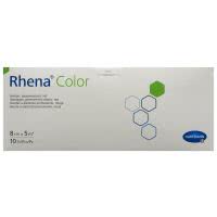 Rhena Color Elast Binden 8cmx5m rot - 10 Stk.