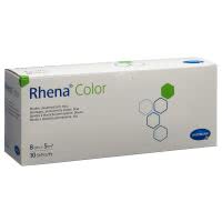 Rhena Color Elastische Binden 8cmx5m blau - 10 Stk.