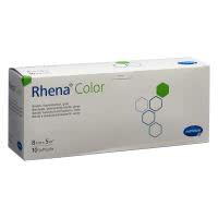 Rhena Color Elastische Binden 8cmx5m grün - 10 Stk.