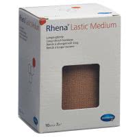 Rhena Lastic Medium 10cmx7m hautfarbig - 1 Stk.
