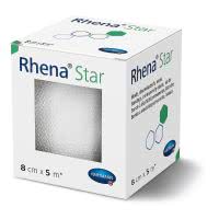 Rhena Star Elastische Binde 8cmx5m weiss - 1 Stk.