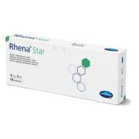 Rhena Star Elastische Binden 4cmx5m weiss - 10 Stk.