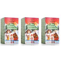 Trio-Pack: Sonnentor Tee Adventkalender mit 24 verschiedenen Teesorten - 24 Beutel
