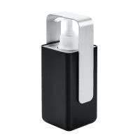 Sterillium Dispenser Leon schwarz + Handdesinfektionsgel Protect & Care - 1 Set