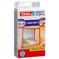 Tesa Comfort Fliegengitter Fenster weiss - 1.3 x 1.5m 