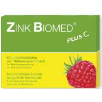 Zink Biomed plus - Himbeer - 50 Lutschtabletten